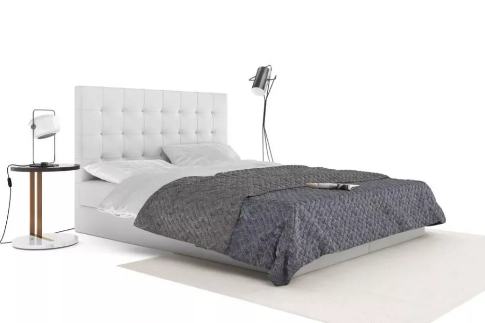 Gulta Mandragola Boxspring standard Guļamvietas platums: 180 cm, Guļamvietas garums: 200 cm, · Sudrabs · 182 × 207 × 123
