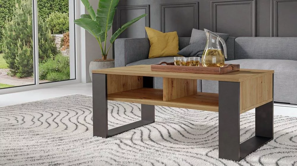 Žurnālgalds Modern 2P Korpusa krāsa: ozols artisan, · 90 × 58 × 50 cm