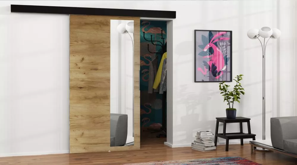 Bīdāmās durvis Malibu M-3 · Ozols craft zelts · 106 × 205 cm