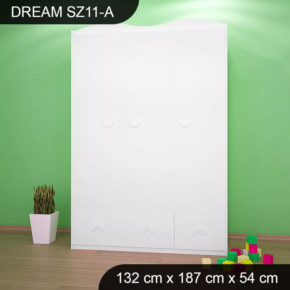 Bērnu skapis Dream SZ11-A · 132 × 54 × 187 cm