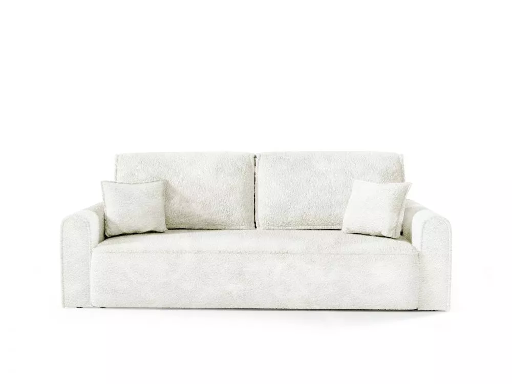 Dīvāns Loretto Premium Standard · Sudrabs · 100 × 240 × 88 cm