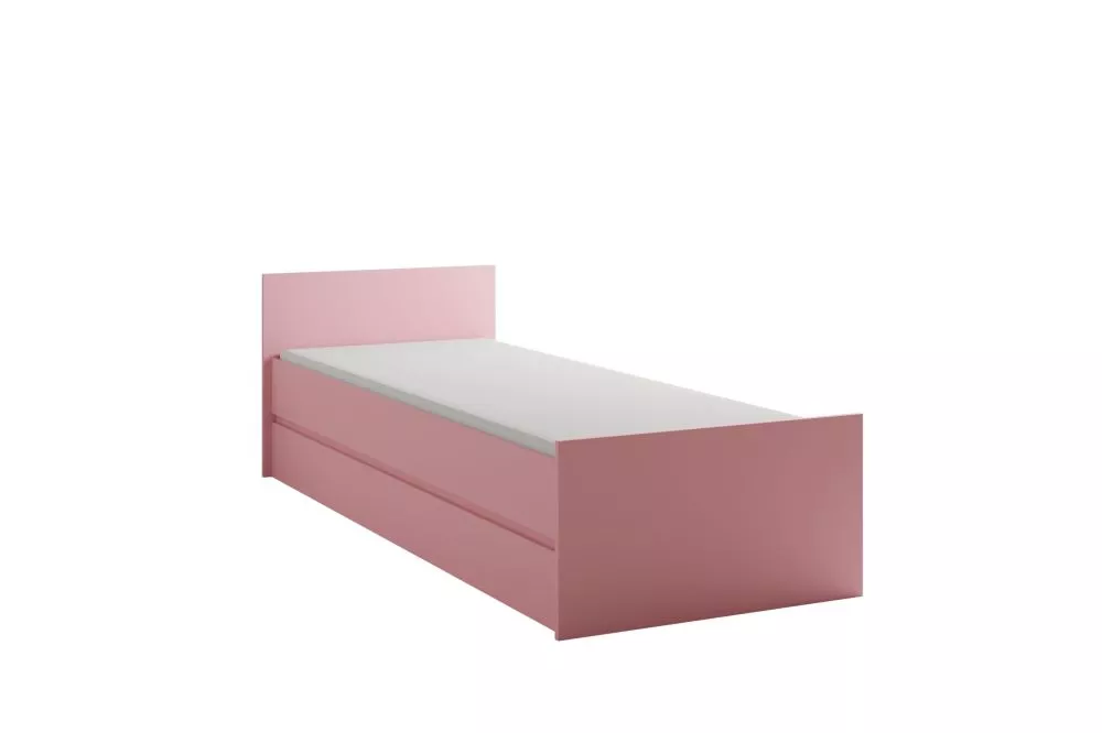 Gulta Cosmo C08 (80x200) ar stelāžu Guļamvietas platums: 80 cm, Guļamvietas garums: 200 cm, stelāžas tips: koka, · Gaiši