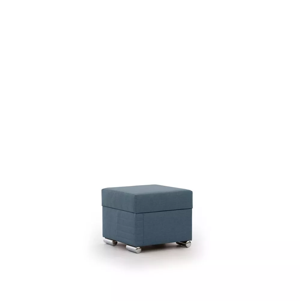 Pufs Pesaro P Standard Auduma numurs: Liverpool Ocean, · Tumši zils · 53 × 44 × 53 cm