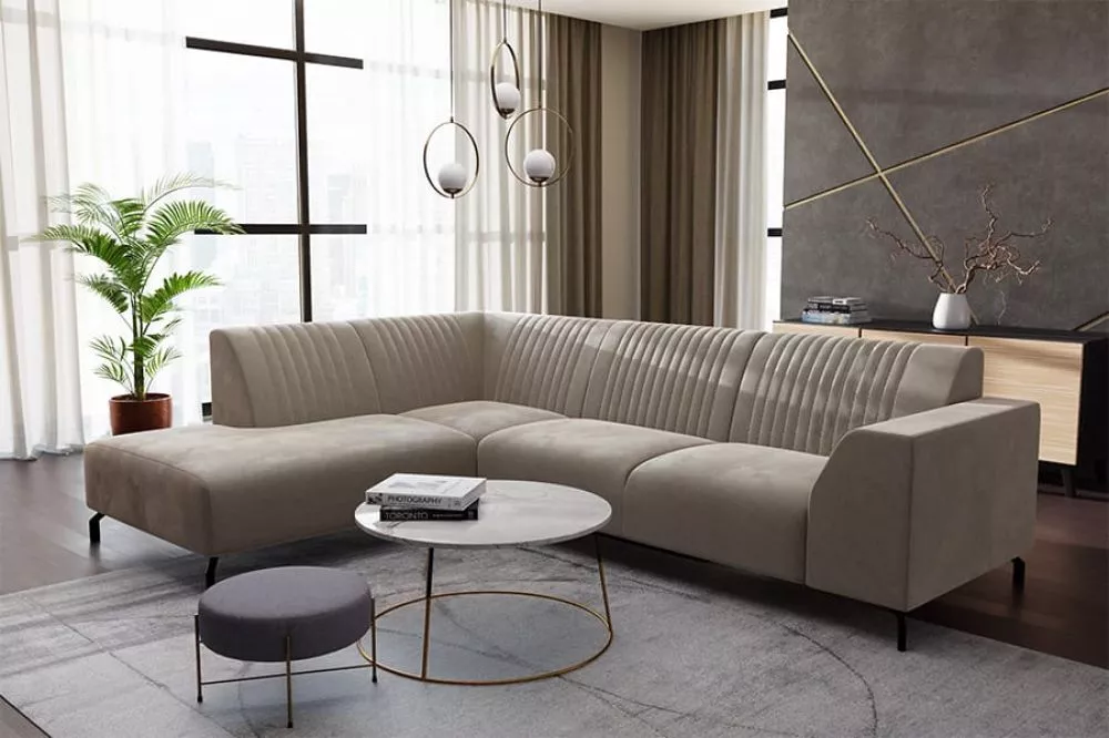 Dīvāns Dash Standard · Pelēks · 200 × 275 × 93 cm