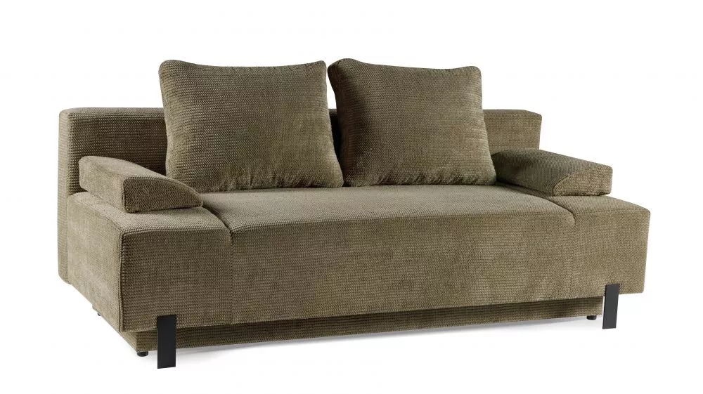 Dīvāns Leyla standard · Olīvu · 96 × 200 × 90 cm
