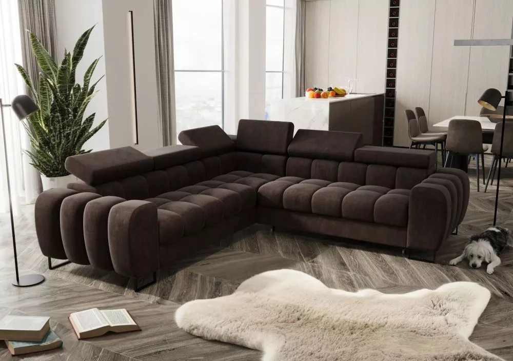 Dīvāns Aspen Max Standard · Brūns · 260 × 260 × 74 cm