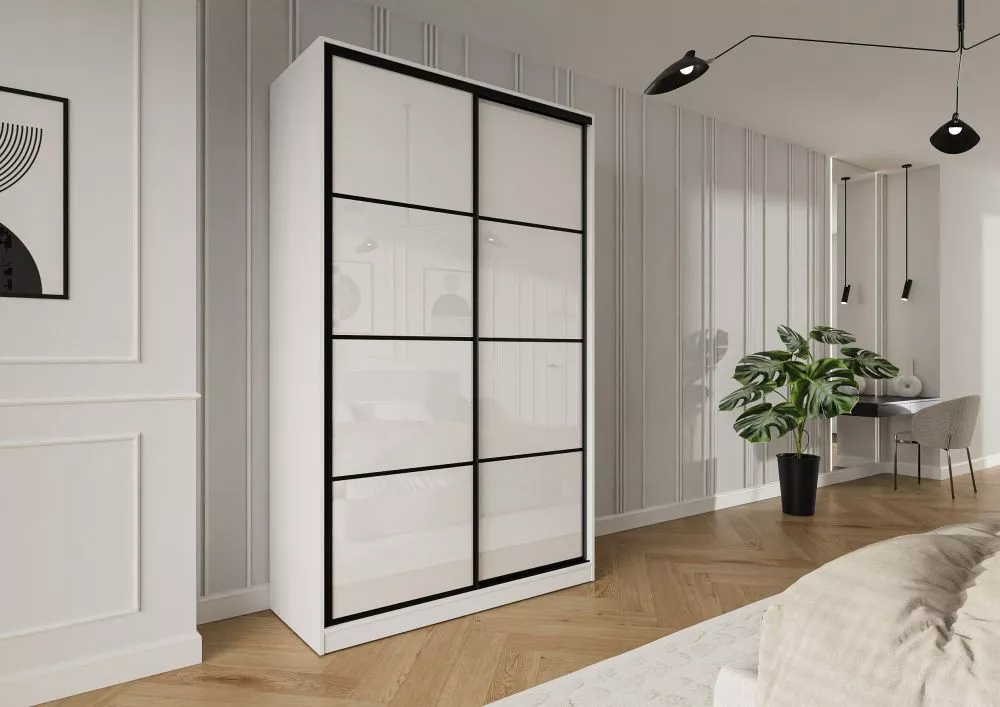 Skapis Trend 3 · Balts · 150 × 60 × 245 cm
