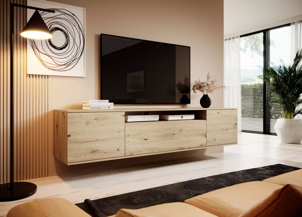 TV tumba Logan RTV ar LED · 200 × 40 × 42 cm