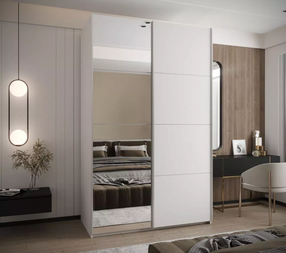 Skapis Lux 3 · Balts · 150 × 61 × 245.5 cm