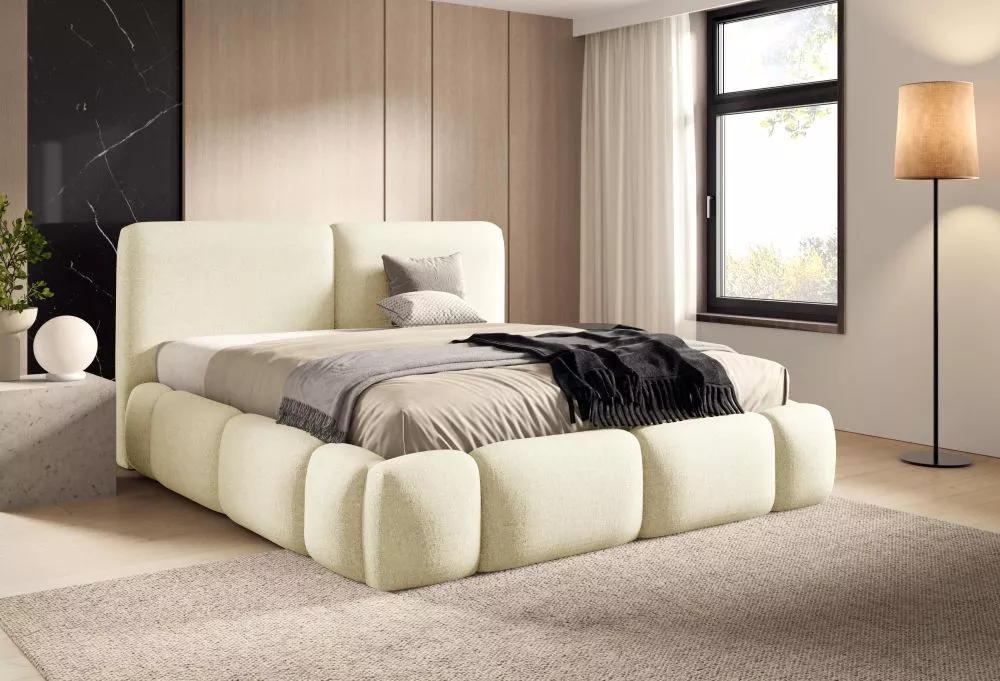 Gulta Abik standard ar stelāžu Guļamvietas platums: 120 cm, Guļamvietas garums: 200 cm, stelāžas tips: metāla, · Gaišais