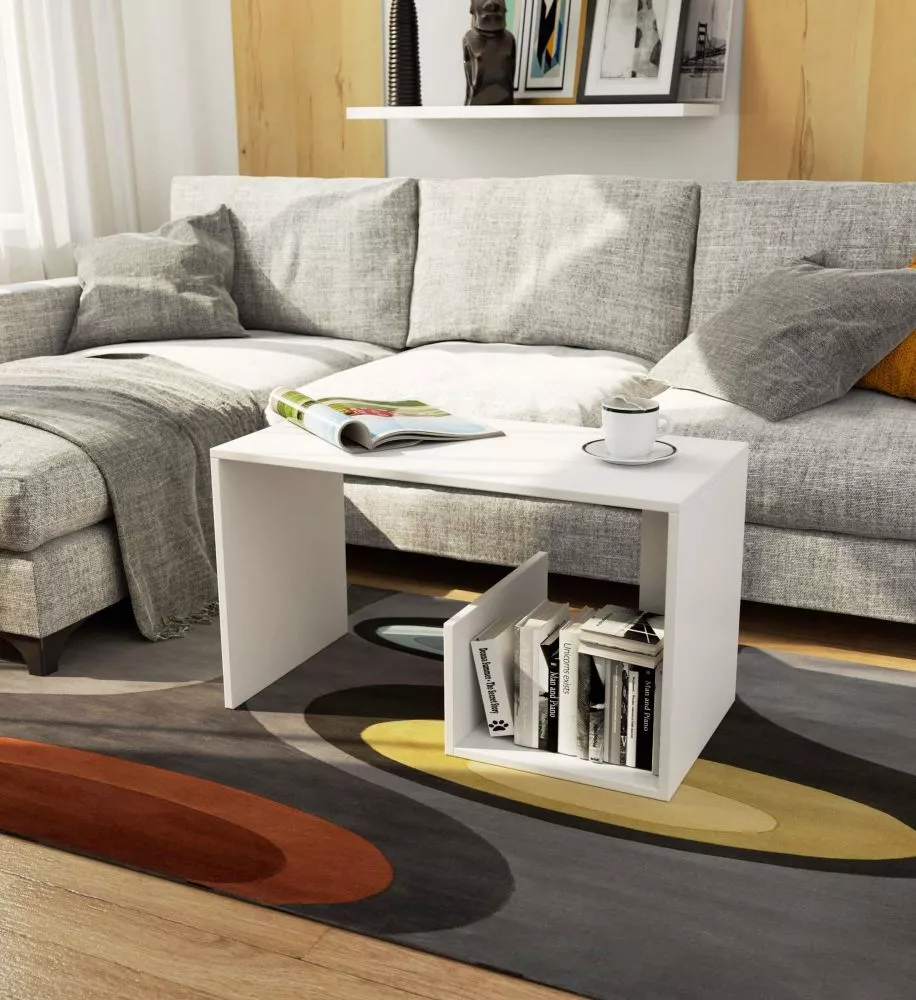 Žurnālgalds Paul Classic · Balts · 80 × 40 × 46.6 cm