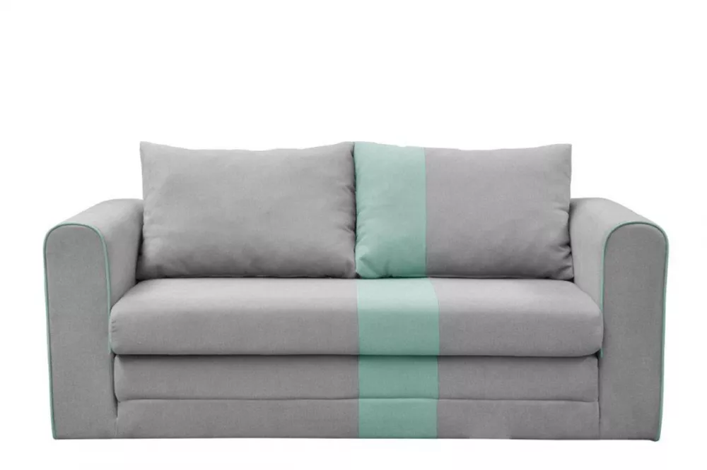 Dīvāns Manke Sofa Standard · Pelēks + piparmētru · 69 × 160 × 80 cm