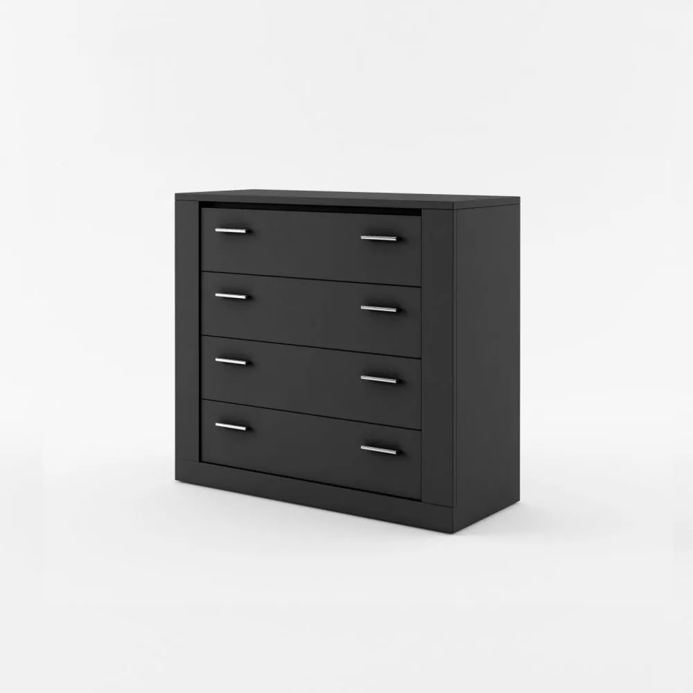 Kumode Idea ID-10 · Melns · 100 × 42 × 91 cm