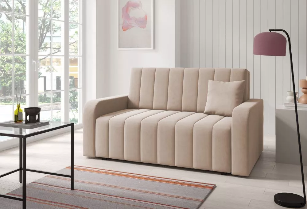 Mīksts krēsls Marko 3 standard Sēdvietas dziļums: 60 cm, · Krēms · 155 × 97 × 85 cm