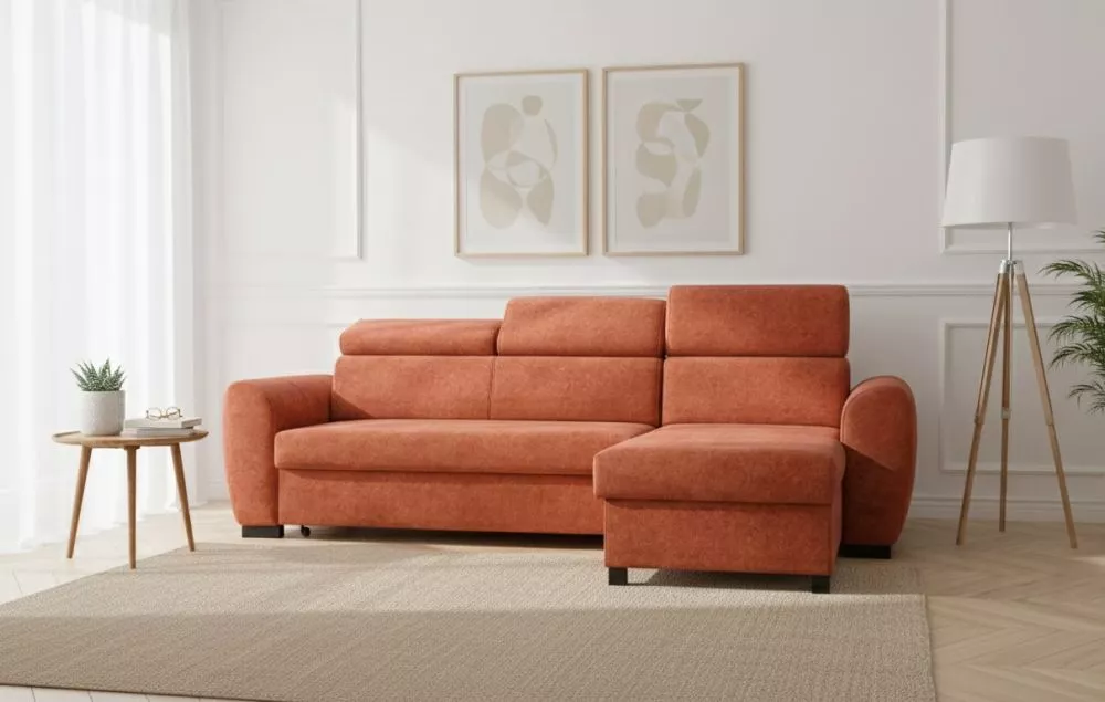 Dīvāns Laguna Lux Standard · Oranžs · 170 × 276 × 86 cm