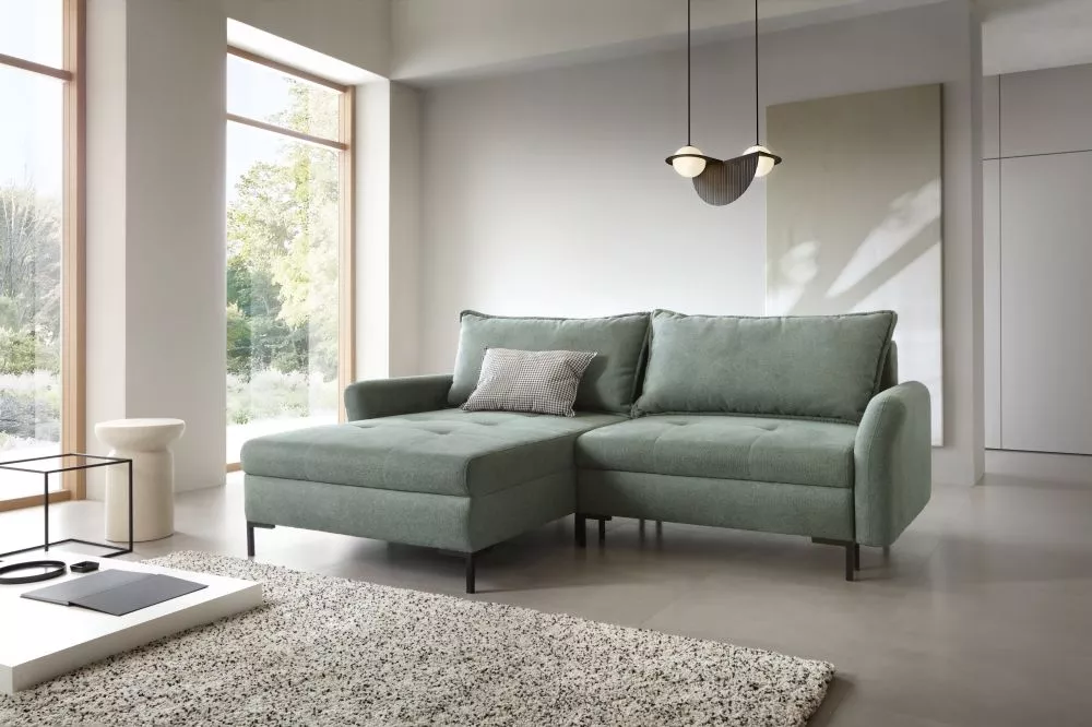 Dīvāns Marco Corner Standard · Zaļš · 172 × 235 × 92 cm