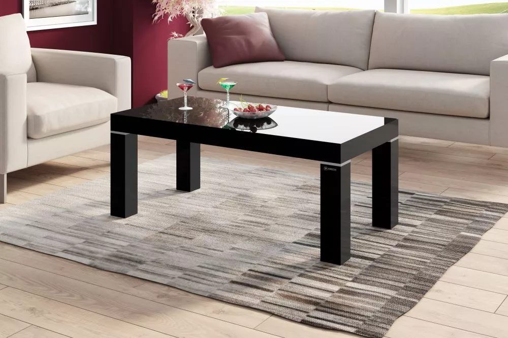Žurnālgalds PR 120 · Melns · 120 × 60 × 48 cm