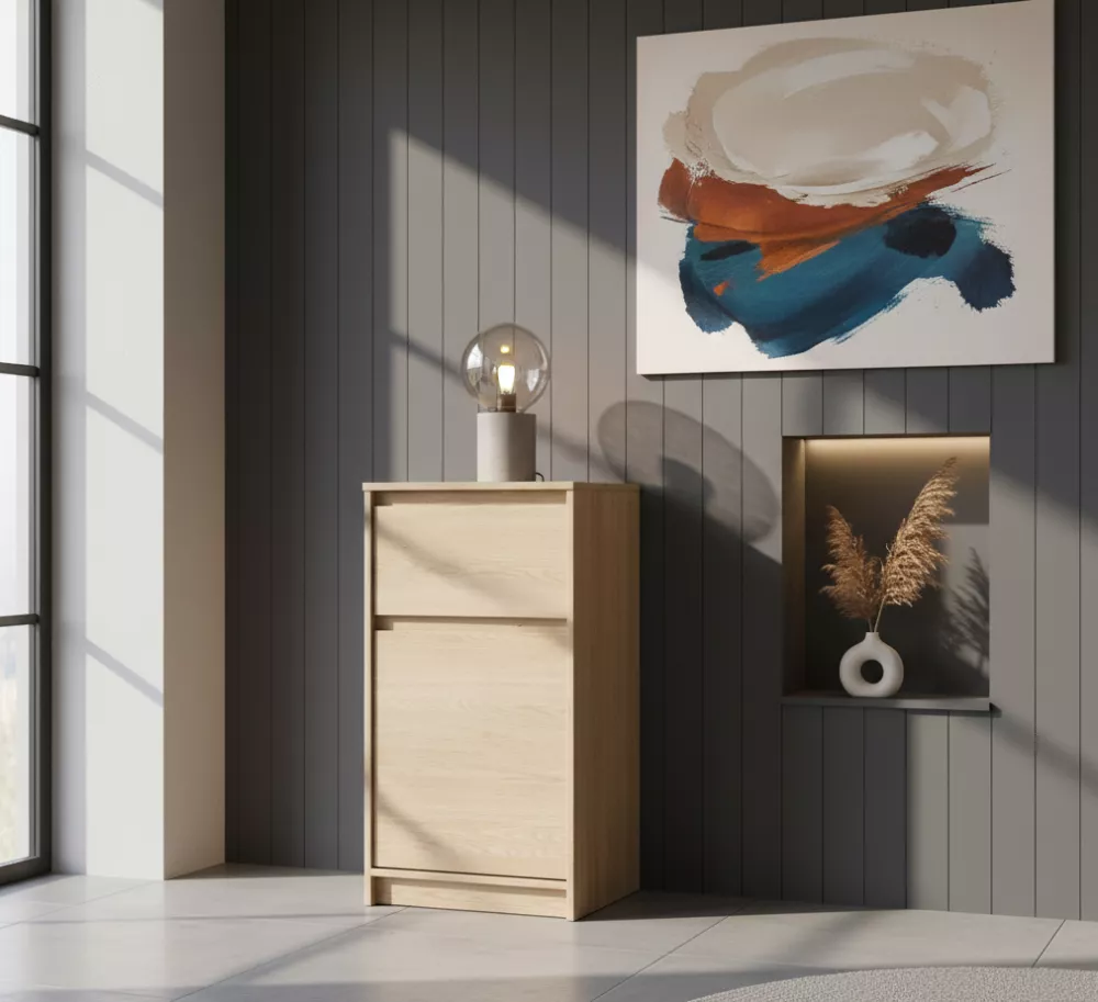 Kumode Manami K1D1S · Ozols kremona · 47 × 40 × 87 cm
