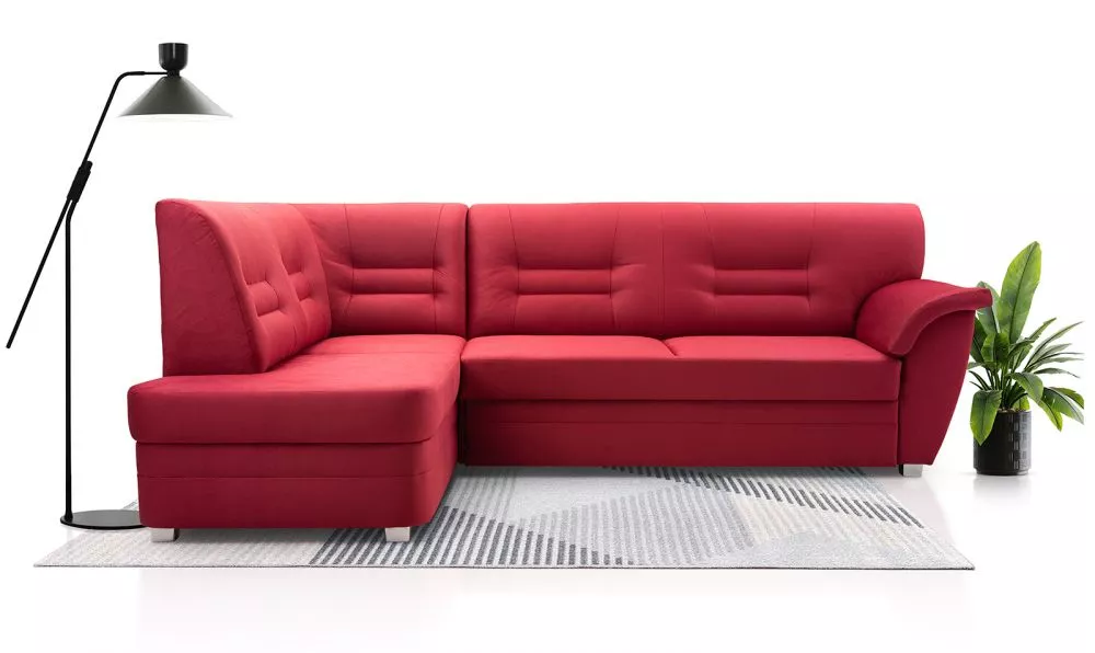 Dīvāns Jordania Standard · Sarkans · 170 × 257 × 92 cm