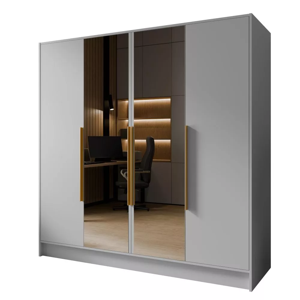 Skapis Lusso 200 · Balts · 200 × 51 × 200 cm