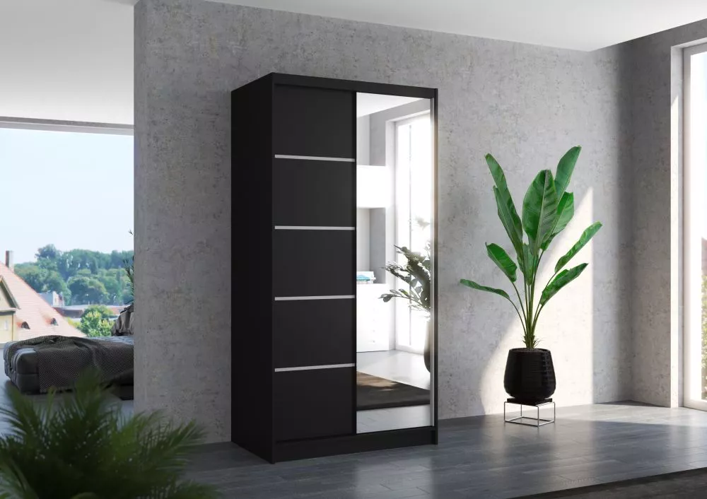 Skapis Orlando Mirror · 100 × 58 × 200 cm