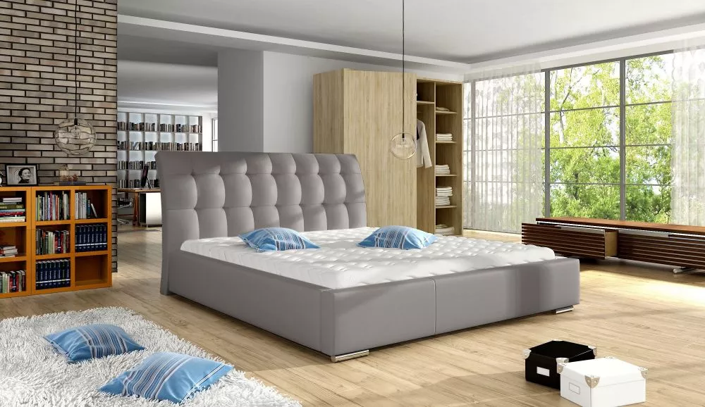 Gulta Verona Premium Standard ar stelāžu Guļamvietas platums: 140 cm, Guļamvietas garums: 200 cm, stelāžas tips: metāla,