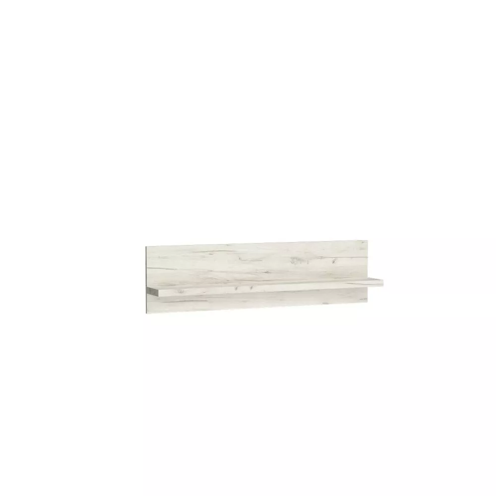 Plaukts Indianapolis I11 · Ozols craft balts · 120 × 32 × 18 cm