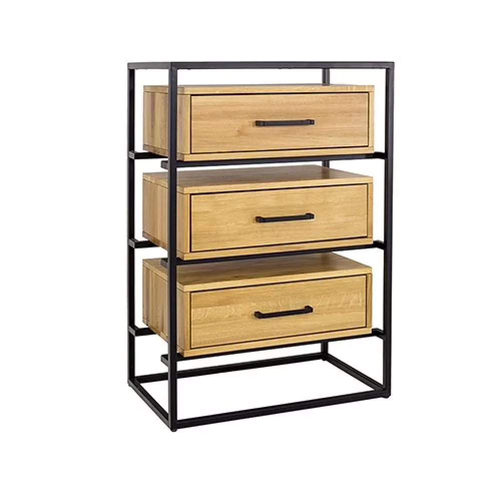 Kumode KD 370 · Ozols · 70 × 42 × 100 cm