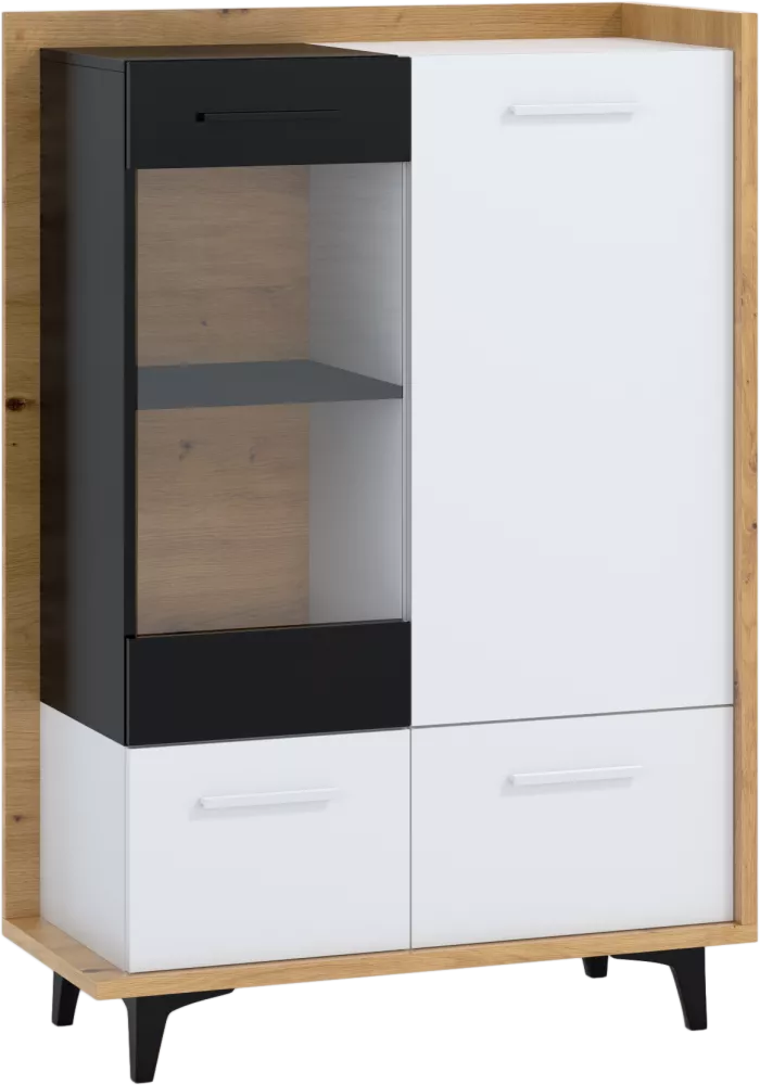 Sekcija Box W3D Korpusa krāsa: ozols artisan, · 95 × 42 × 139 cm
