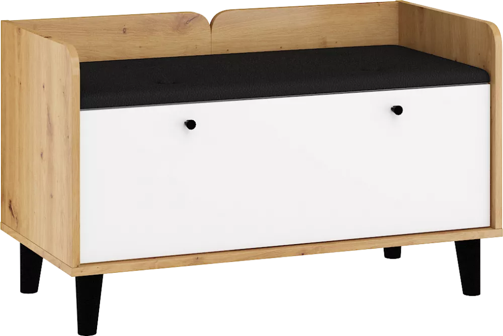 Pufs Dolce DOL-22 Black · 90 × 54 cm