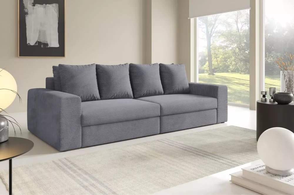 Dīvāns Siena Sofa Standard · Gaiši pelēks · 120 × 272 × 76 cm