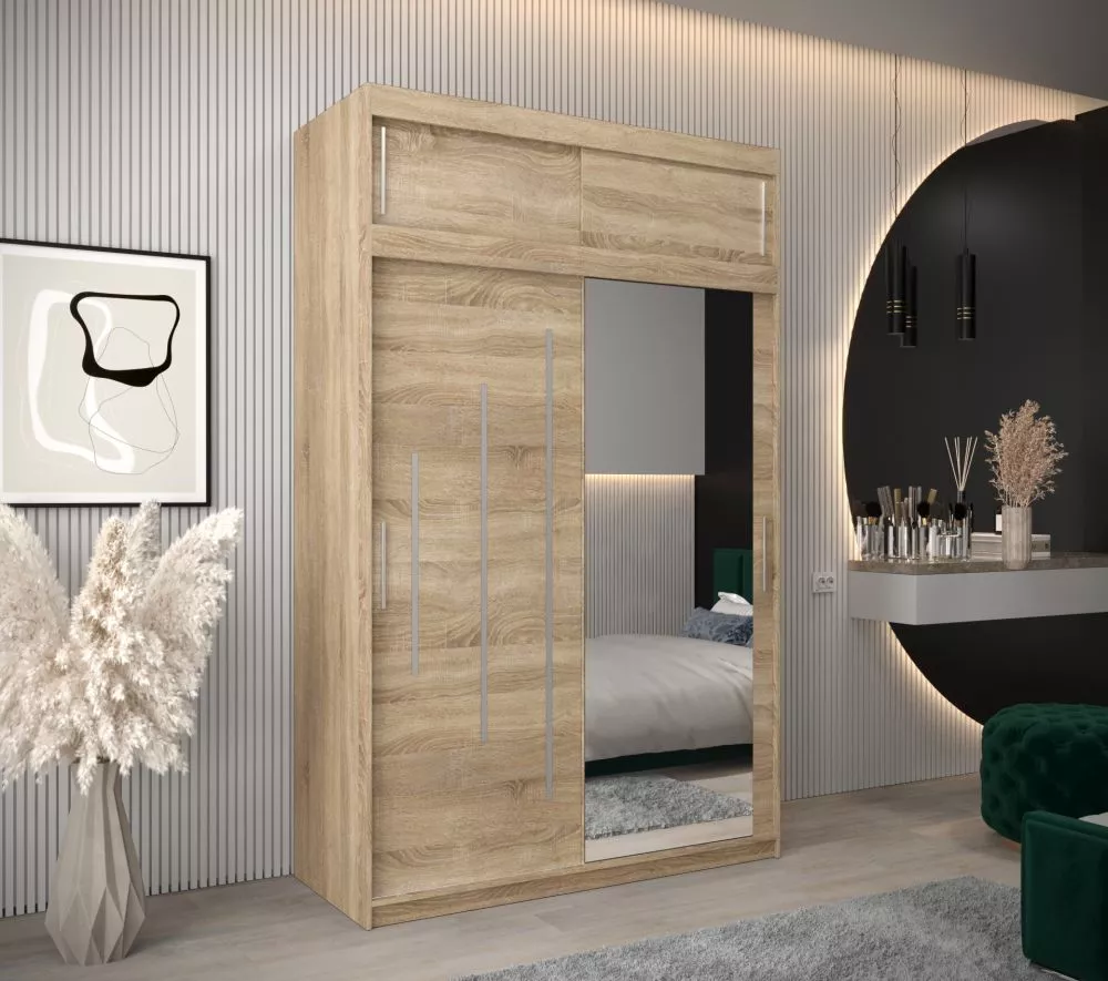 Skapis York 2 Premium · Sonoma · 150 × 62 × 240 cm