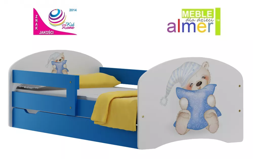 Bērnu gulta Spioch 20S ar stelāžu Guļamvietas platums: 90 cm, Guļamvietas garums: 200 cm, · 102 × 204 × 65 cm