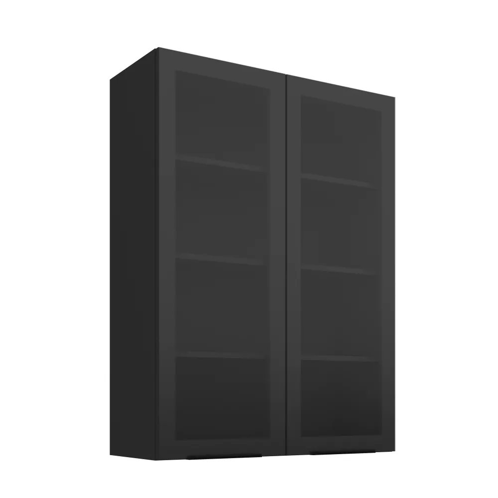 Virtuves skapis Monza 80 GS-108 2F · Melns