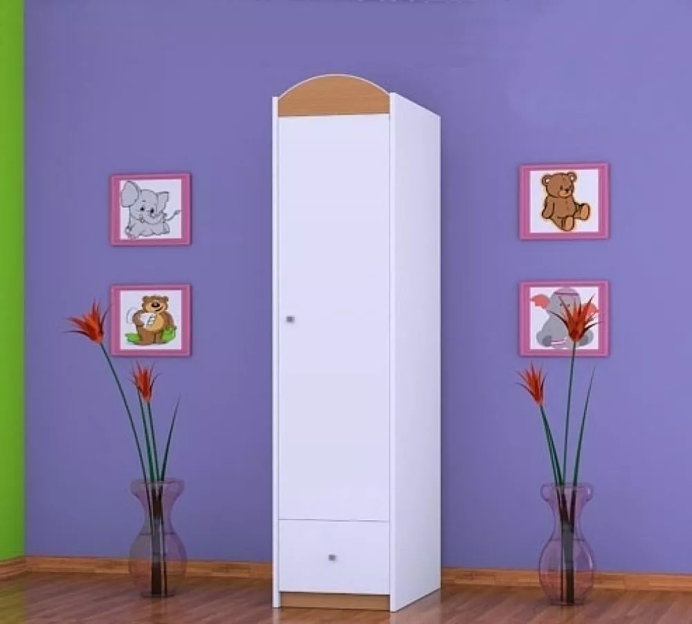 Bērnu skapis Happy SZ03-A · 45 × 54 × 187 cm