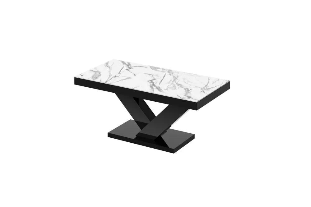 Žurnālgalds Victoria Mini Gloss Korpusa krāsa: balts marmors, · 120 × 60 × 49 cm