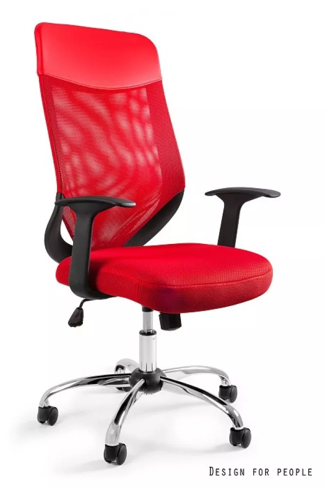 Datorkrēsls Mobi Plus Sēdvietas platums: 49 cm, · Sarkans · 62 × 49 × 107 cm