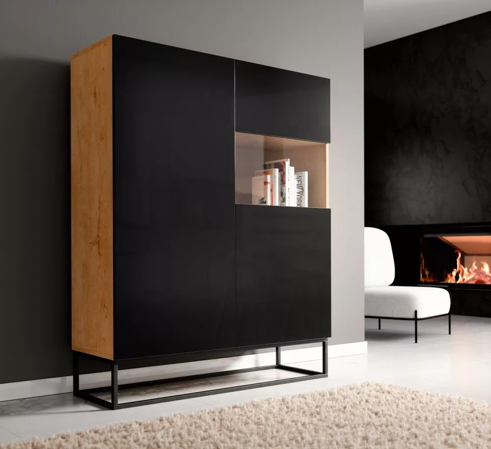 Sekcija Avorio WIT180 Korpusa krāsa: ozols artisan, · 120 × 40 × 140 cm