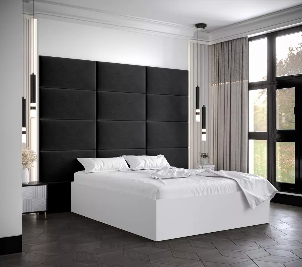Gulta Bella 1 ar stelāžu Guļamvietas platums: 160 cm, Korpusa krāsa: balts, Guļamvietas garums: 200 cm, stelāžas tips: k