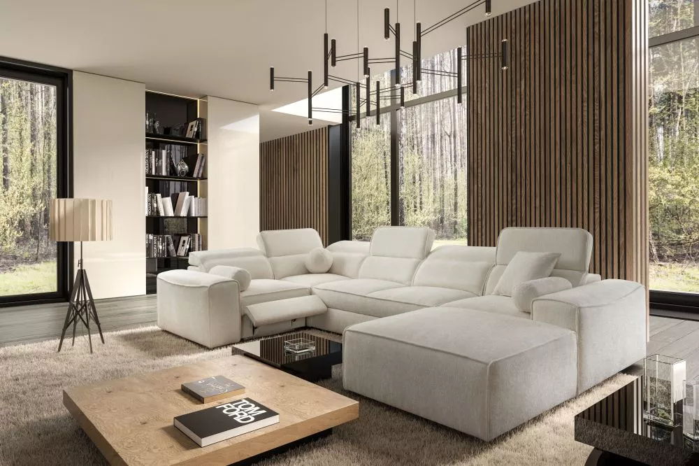 Dīvāns Viteo 8 Mix Standard · Krēma · 278 × 343 × 70 cm