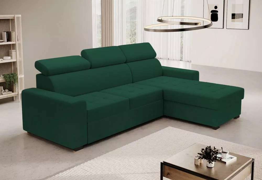 Dīvāns Monsun standard · Zaļš · 170 × 245 × 96 cm