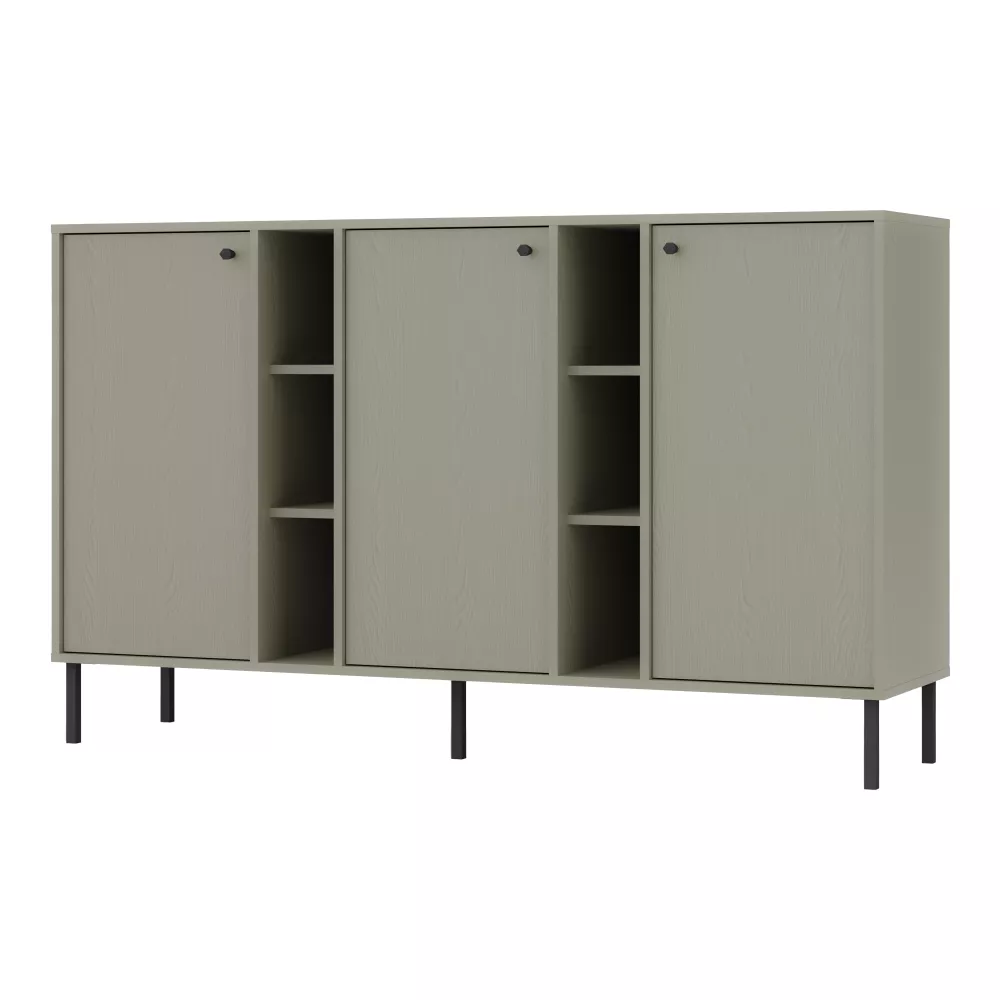 Kumode Tokyo 823 · Zaļi pelēks · 157.7 × 40.8 × 95 cm