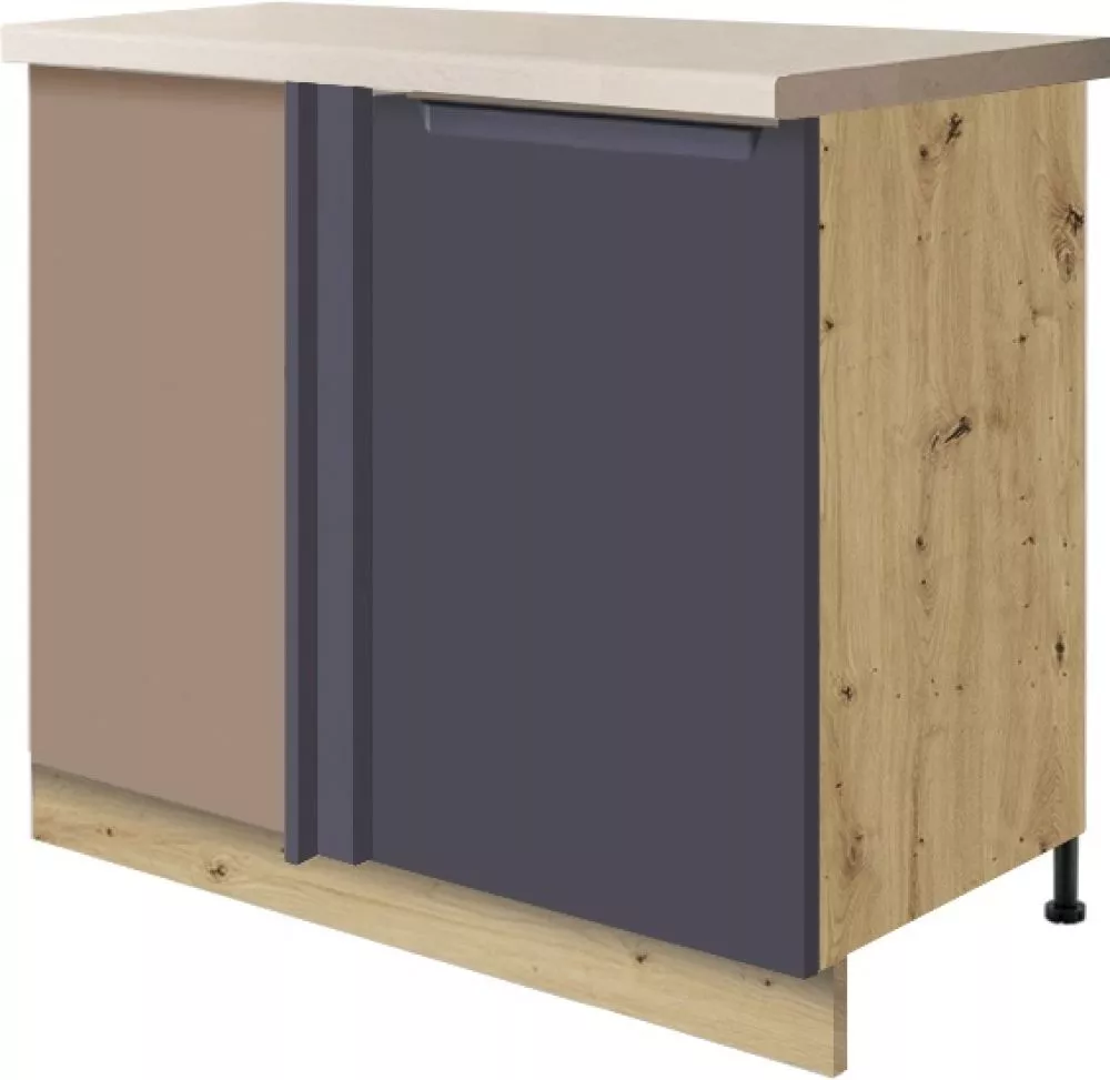 Virtuves skapis Glamour 24D-25D Puse: labā,