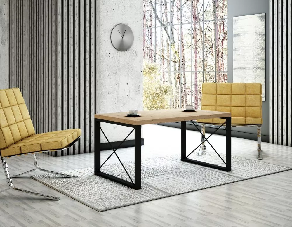 Žurnālgalds Suzana-X · Ozols artisan · 100 × 60 × 50 cm