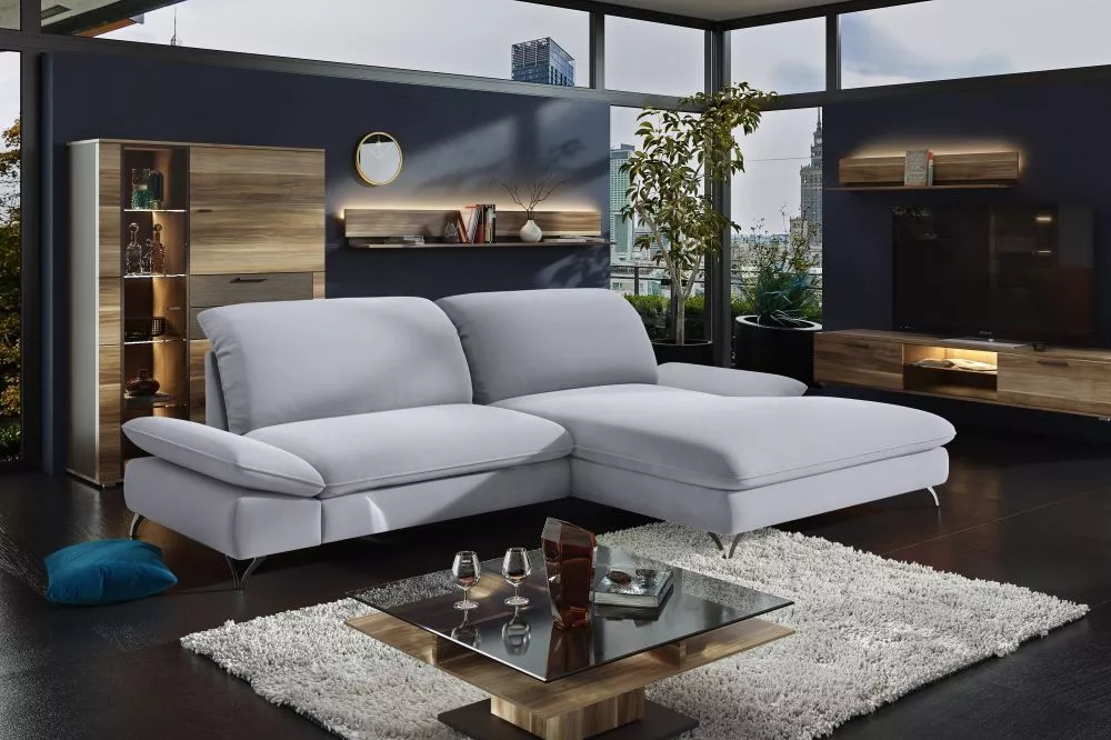 Dīvāns Bali Comfort Standard · Gaiši pelēks · 186 × 285 × 87 cm