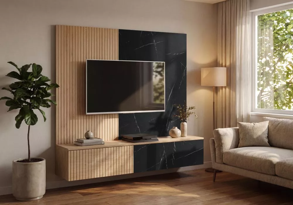 Sekcija Noir 1 Korpusa krāsa: ozols cremona, · 160 × 35 × 148 cm