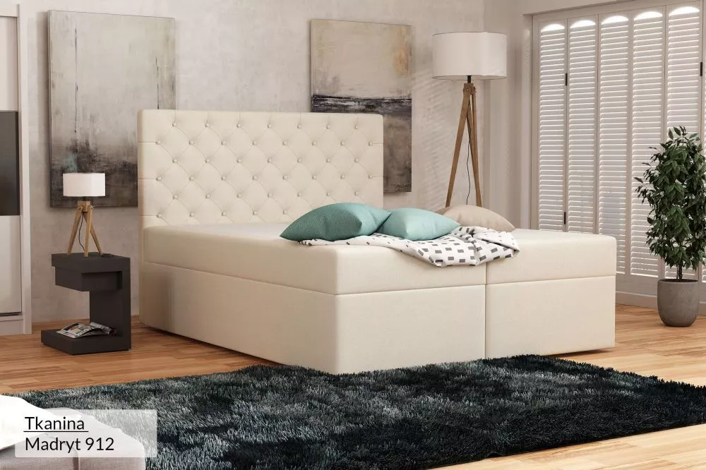 Gulta Alle Eco Standard Guļamvietas platums: 140 cm, Guļamvietas garums: 200 cm, · Krēma · 142 × 210 × 120 cm