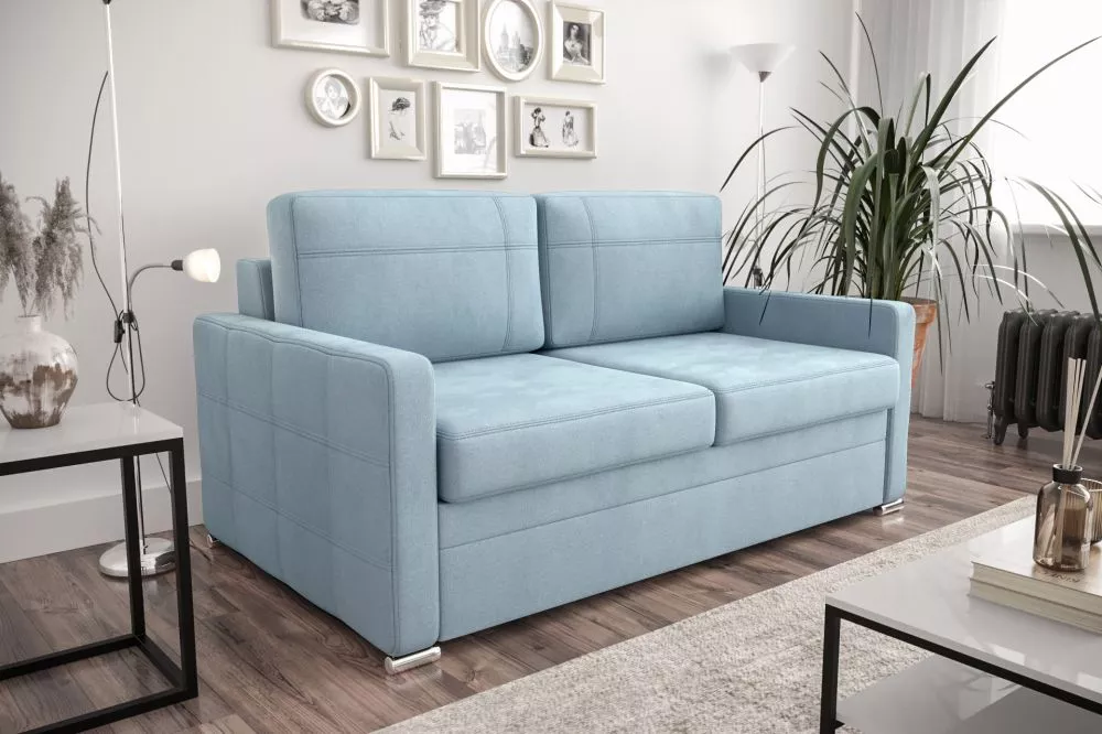 Dīvāns Sofa Avanti 3 standard · Gaiši zils · 99 × 167 × 82 cm