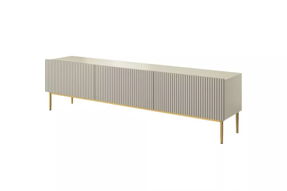 TV tumba Nicole RTV 200 2K1SZ Gold · Gaiši bēšs · 200 × 45 × 53 cm