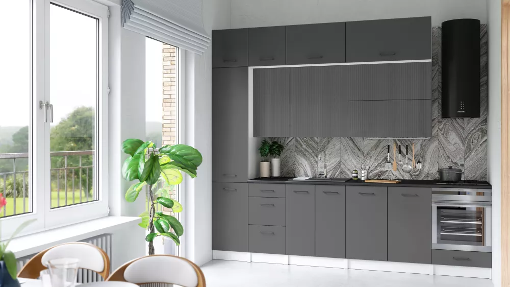 Virtuves komplekts Dafni Materiāls : MDF + LKSP plātne,